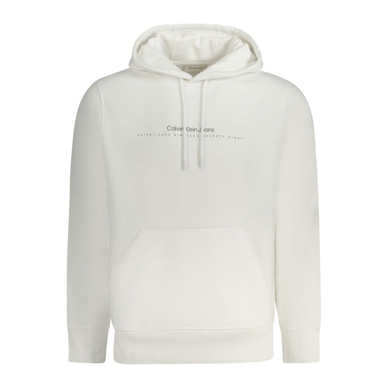 Pull en coton blanc Calvin Klein pour homme