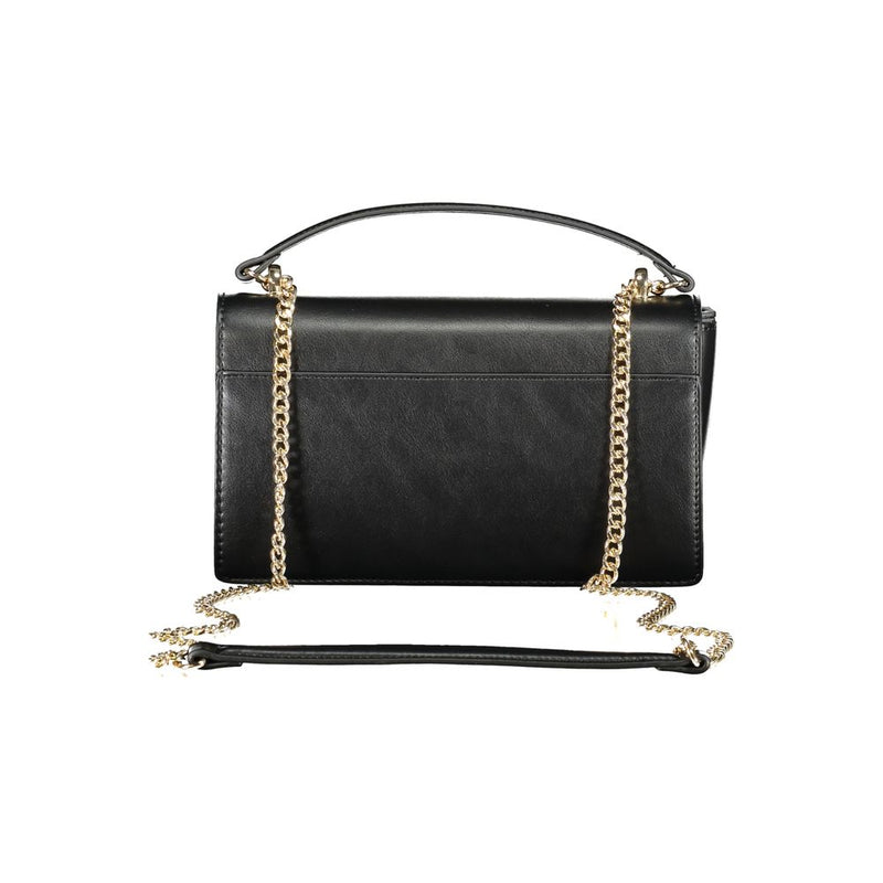 Mario Valentino Black Polyethylene Women Handbag - Elegant Design