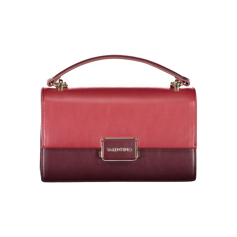 Mario Valentino Red Polyethylene Chain Shoulder Handbag