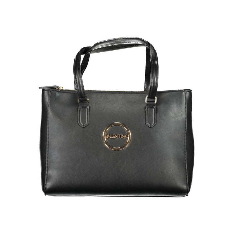 Mario Valentino Black Polyethylene Handbag for Women - Chic & Functional