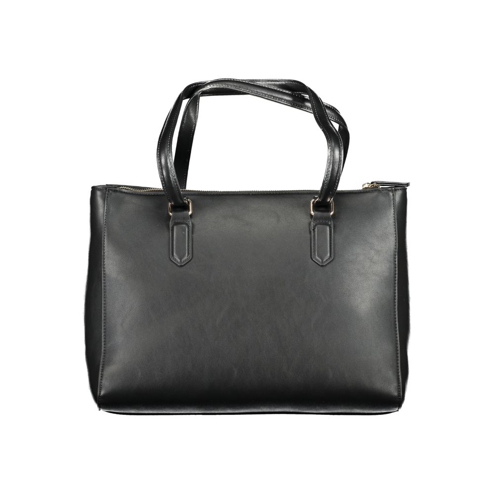 Mario Valentino Black Polyethylene Handbag for Women - Chic & Functional