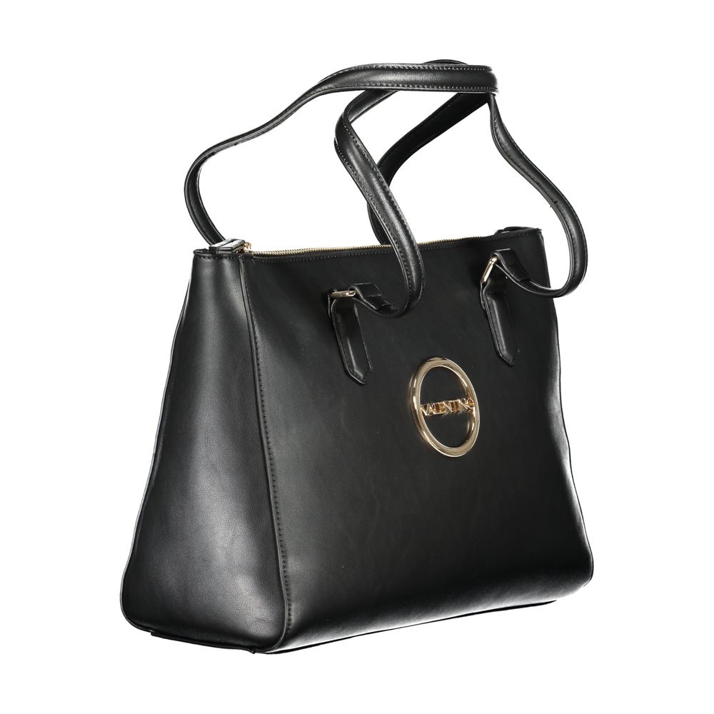 Mario Valentino Black Polyethylene Handbag for Women - Chic & Functional