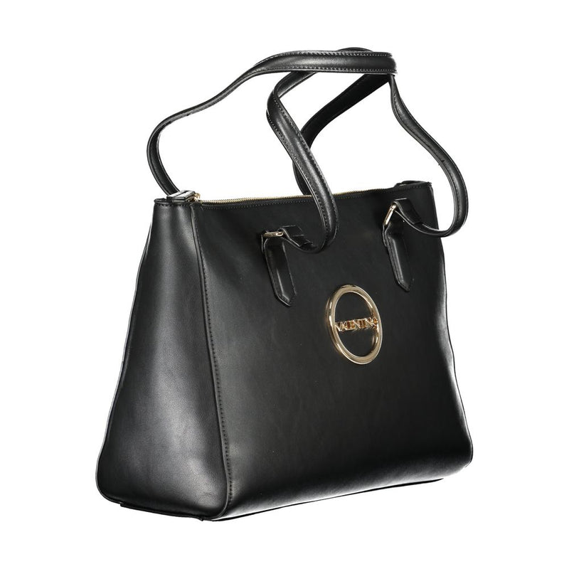 Mario Valentino Black Polyethylene Handbag for Women - Chic & Functional