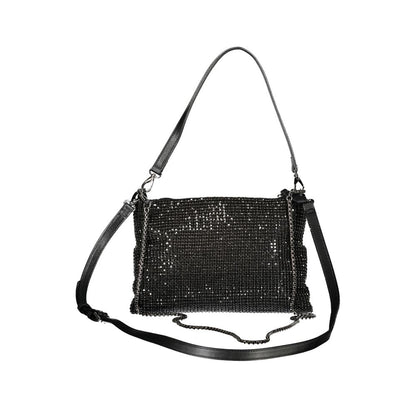 Sac à main Mario Valentino en polyester noir pour femme avec détails en strass