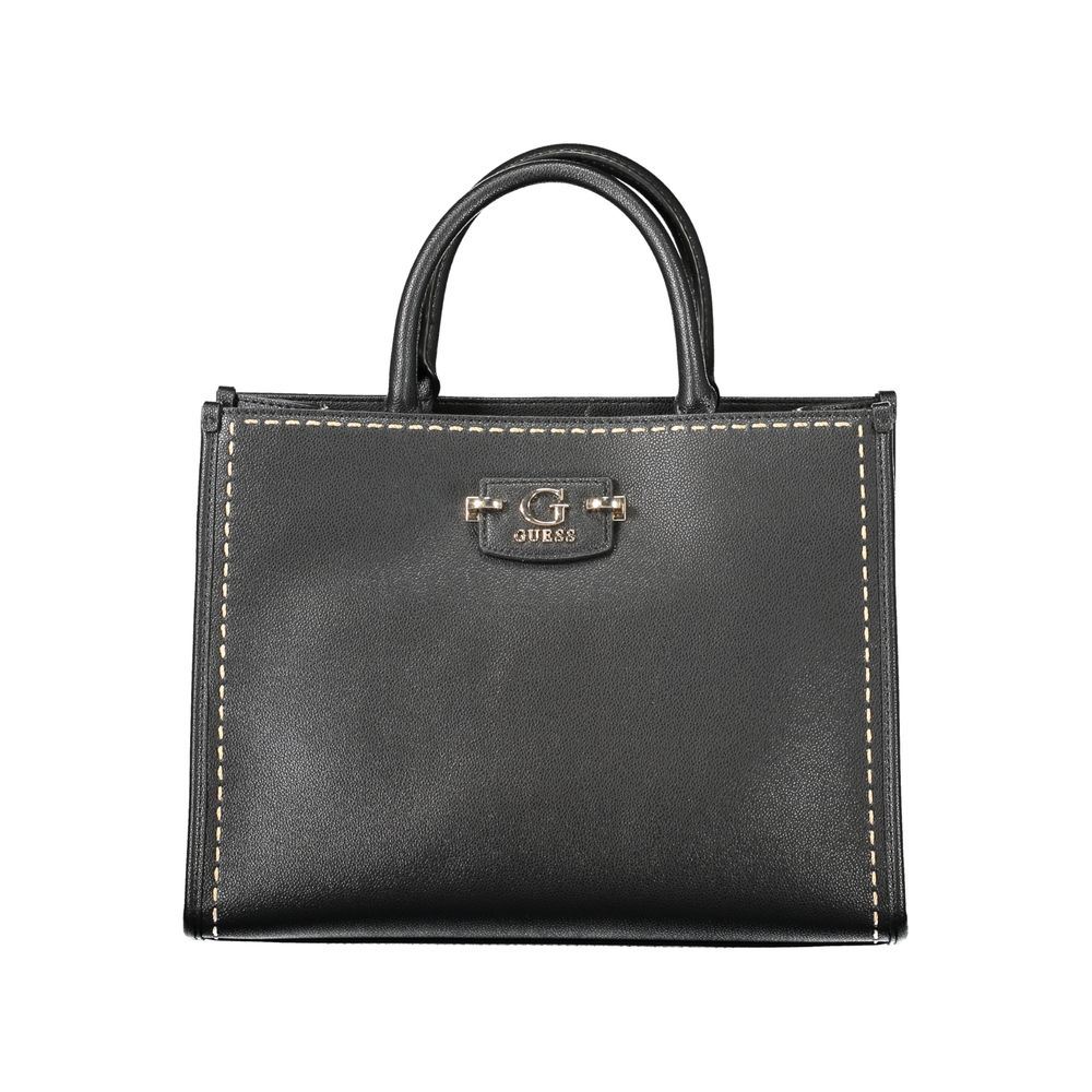 Guess Jeans Black Polyethylene Handbag for Women - Stylish & Functional