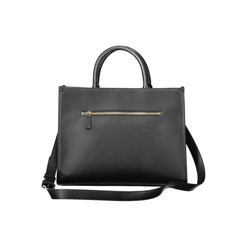 Guess Jeans Black Polyethylene Handbag for Women - Stylish & Functional
