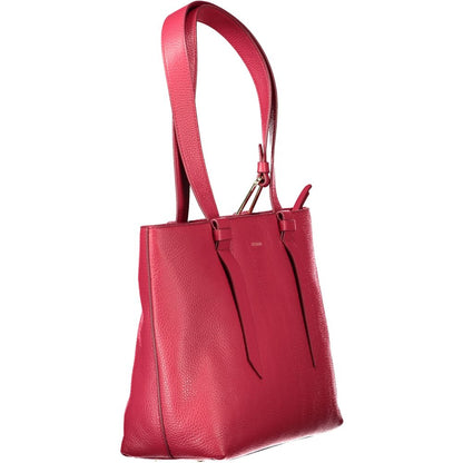 Sac à main Coccinelle en cuir rouge pour femme