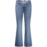 Guess Jeans Blue Cotton Bootcut Denim Jeans for Women