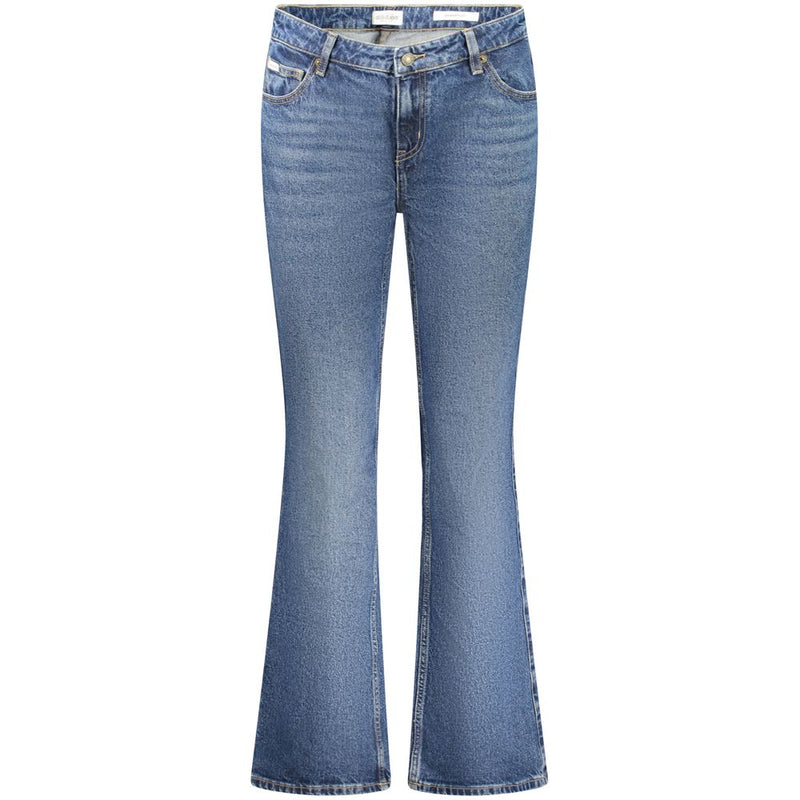 Guess Jeans Blue Cotton Bootcut Denim Jeans for Women