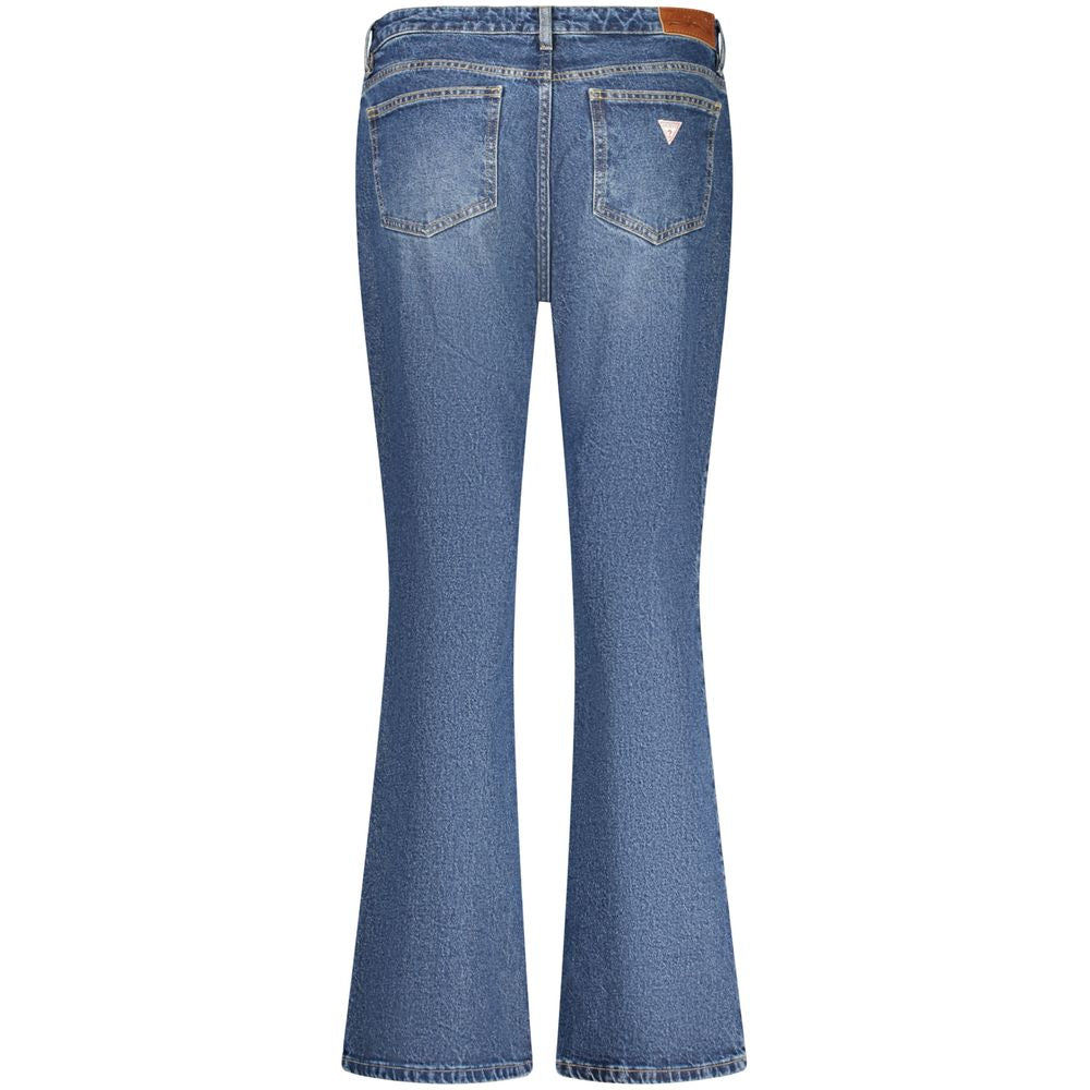 Guess Jeans Blue Cotton Bootcut Denim Jeans for Women