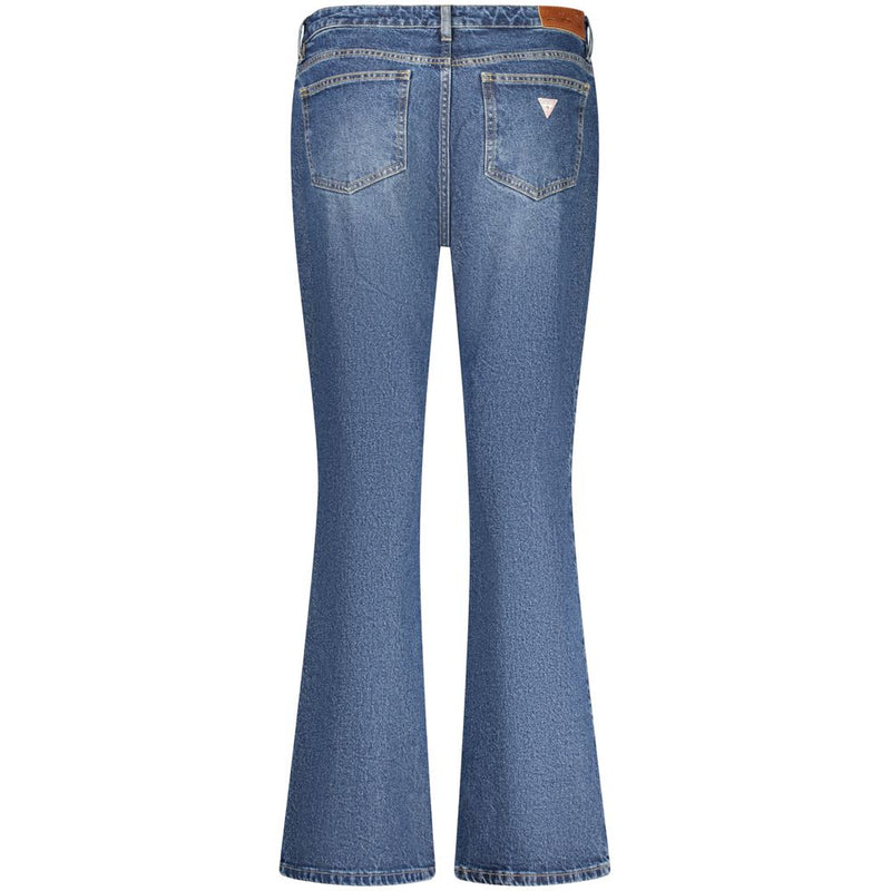 Guess Jeans Blue Cotton Bootcut Denim Jeans for Women
