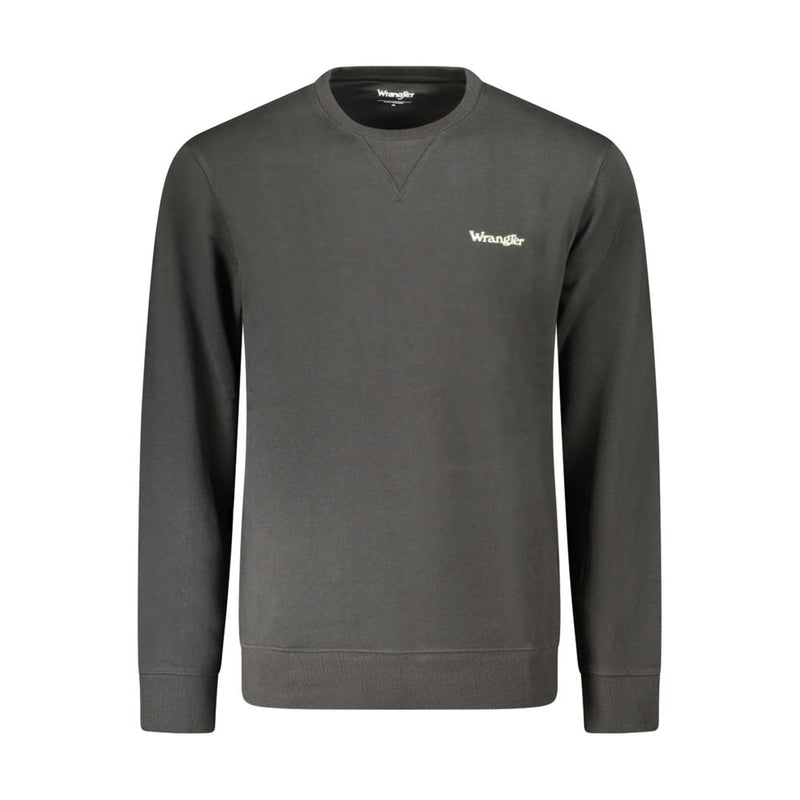 Wrangler zwarte katoenen herensweater
