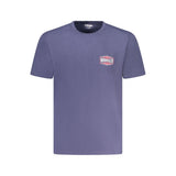 T-shirt en coton bleu Wrangler
