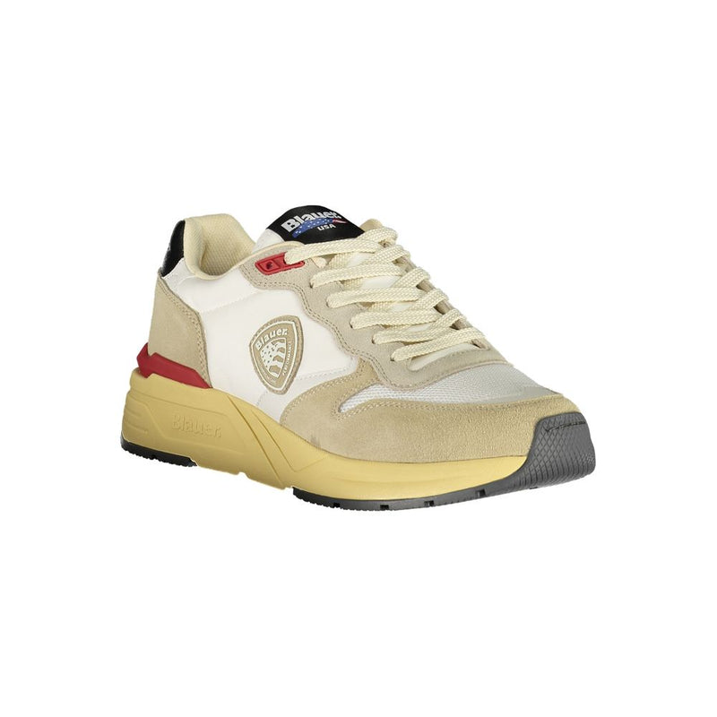Sneakers Blauer Beige en Polyester pour Hommes - Alliant Style et Confort