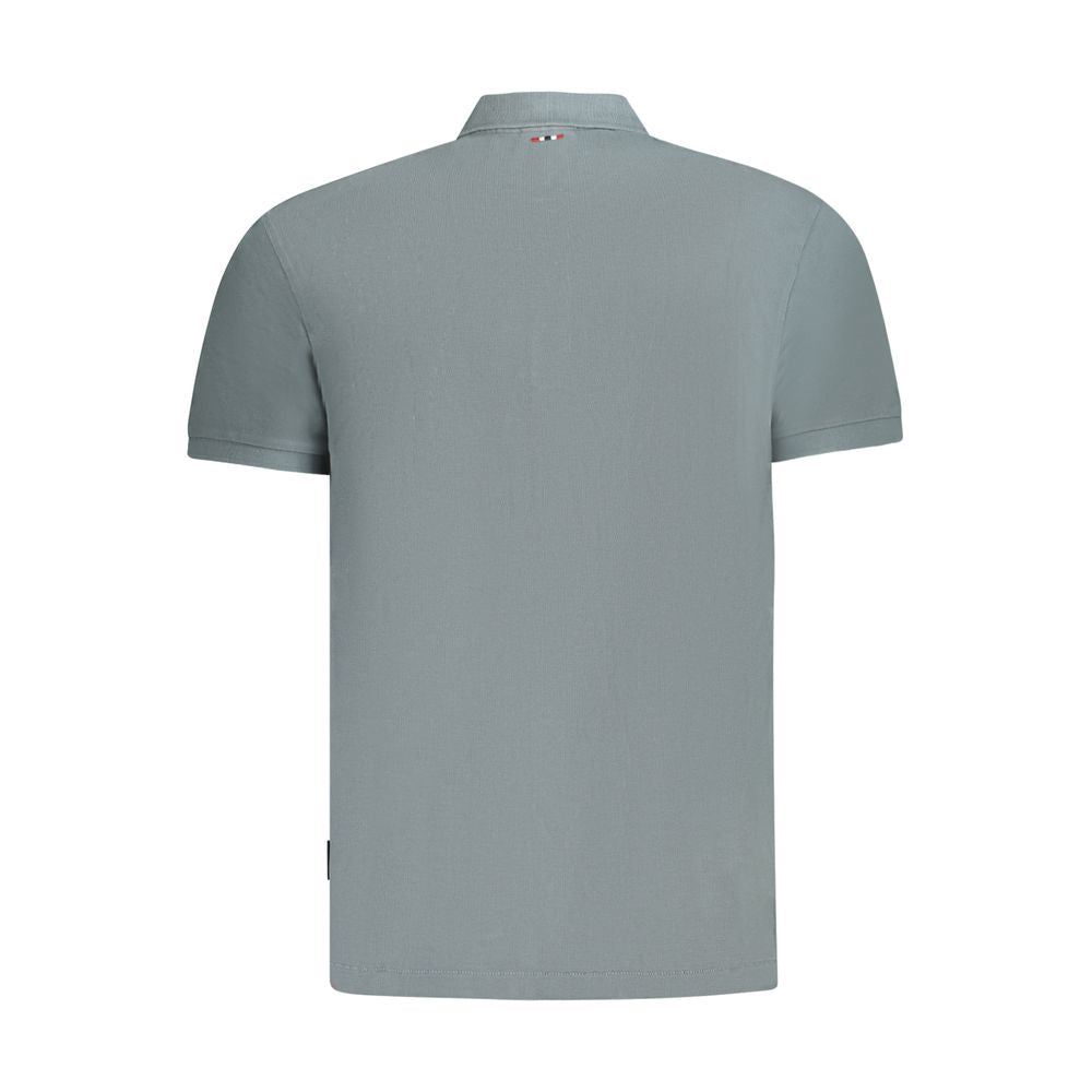 Polo homme en coton gris Napapijri
