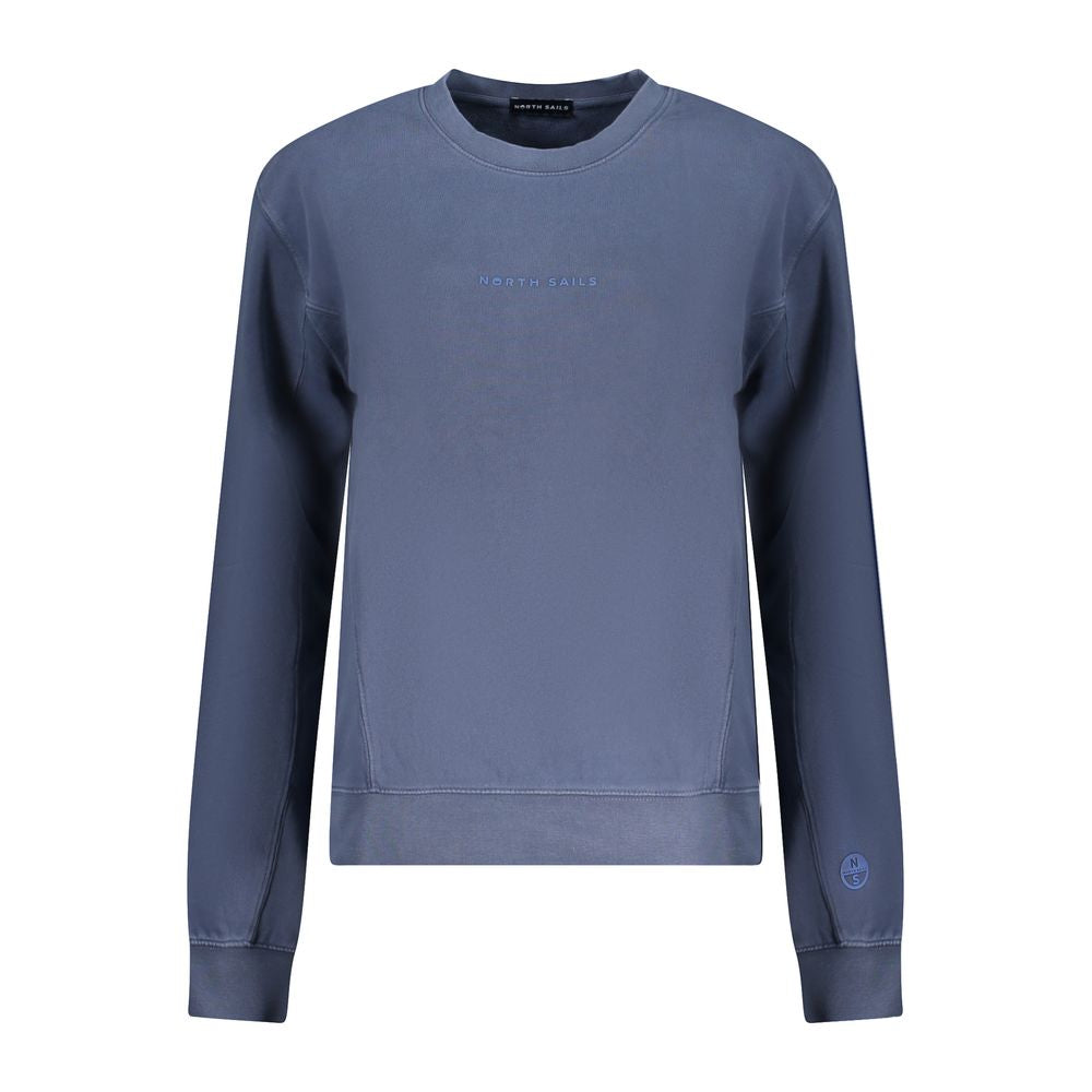 North Sails Blue Cotton Women Sweater - Casual Chic Style