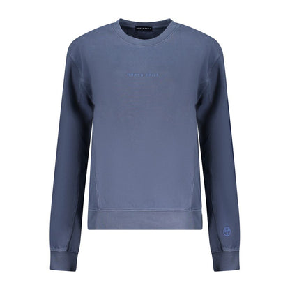 North Sails Blue Cotton Women Sweater