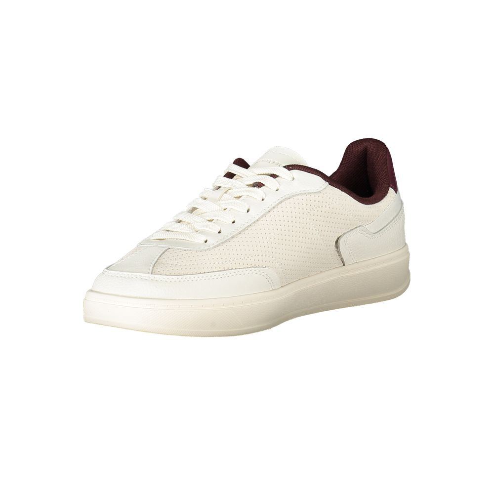 Tommy Hilfiger Beige Leather Women Sneaker - Élégance et Confort