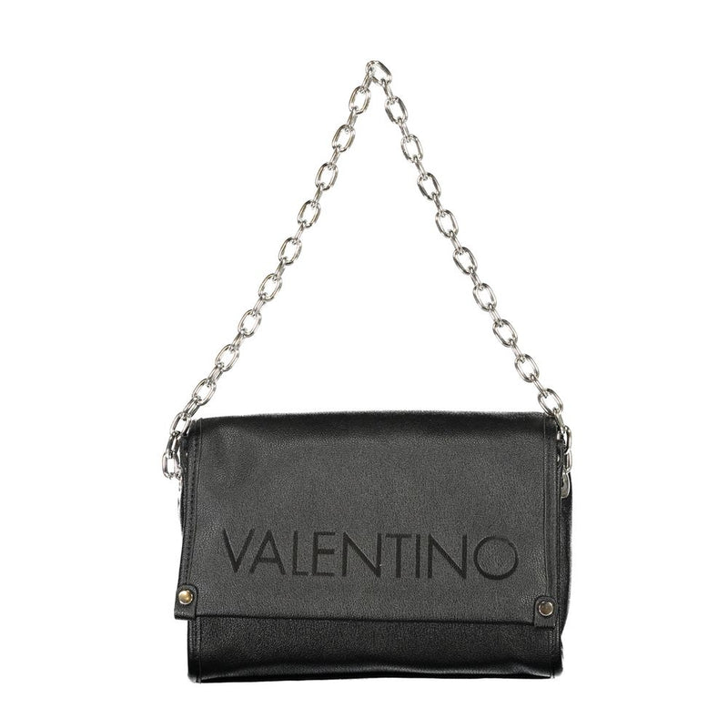 Mario Valentino Black Polyethylene Handbag - Chic & Sustainable