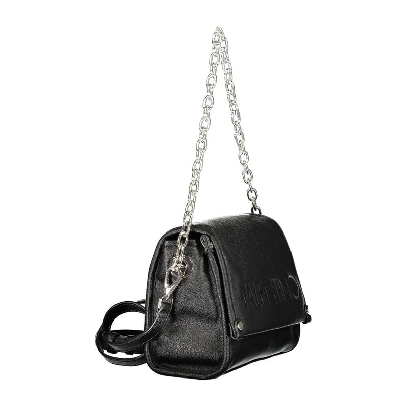 Mario Valentino Black Polyethylene Handbag - Chic & Sustainable