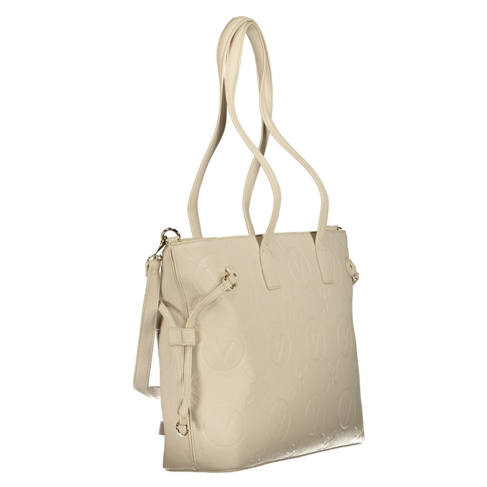 Sac à main en polyéthylène beige Mario Valentino - Élégant et polyvalent