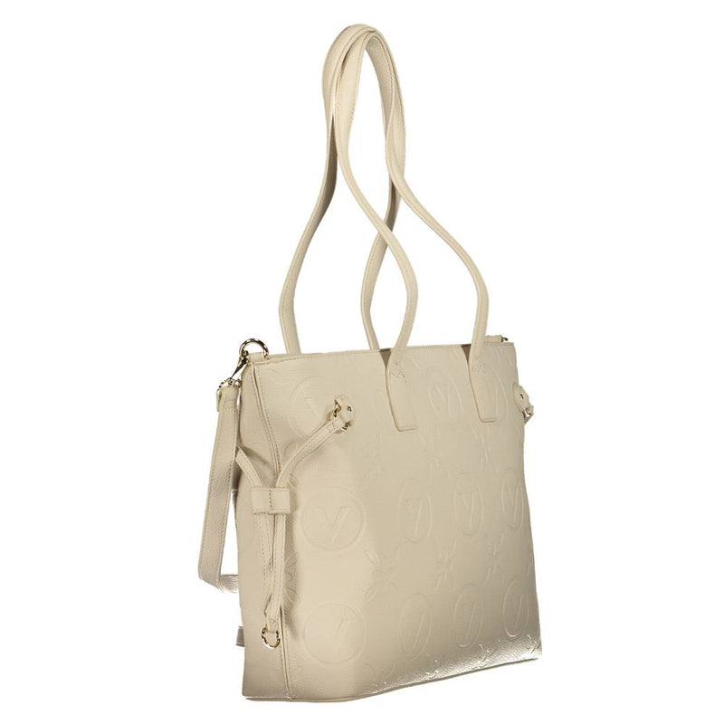 Sac à main en polyéthylène beige Mario Valentino - Élégant et polyvalent