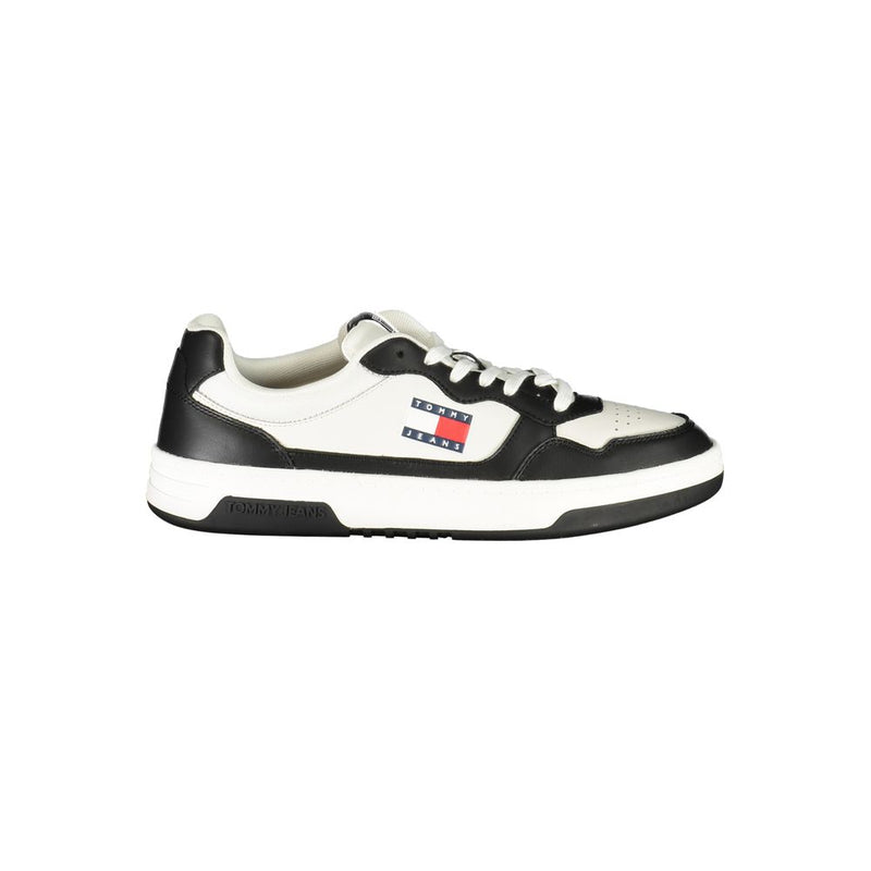 Tommy Hilfiger Sneakers en Cuir Noir pour Homme - Élégance Sportive