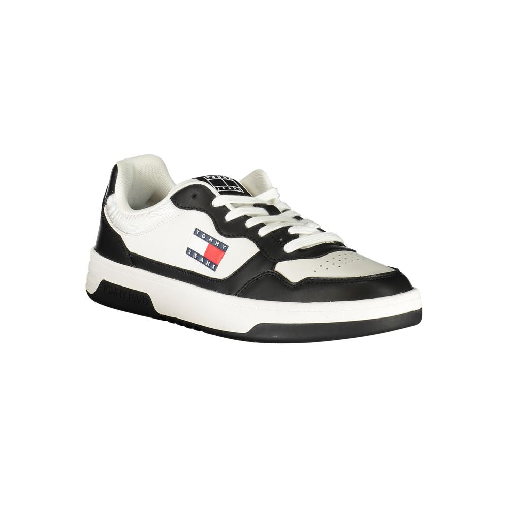 Tommy Hilfiger Sneakers en Cuir Noir pour Homme - Élégance Sportive