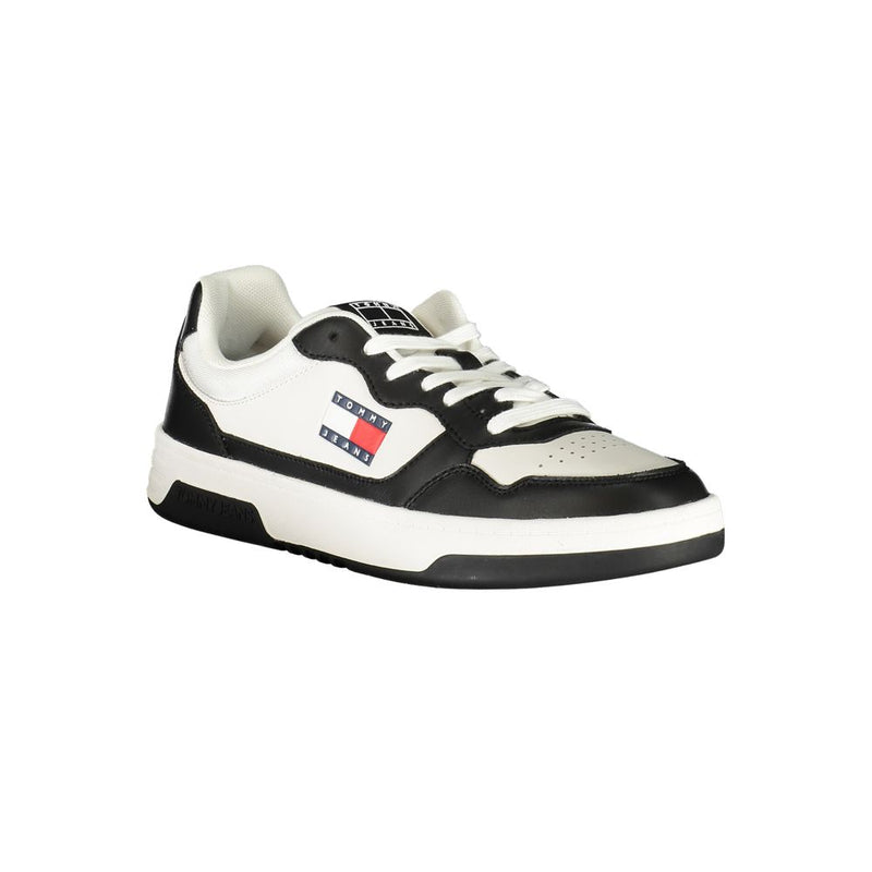 Tommy Hilfiger Sneakers en Cuir Noir pour Homme - Élégance Sportive