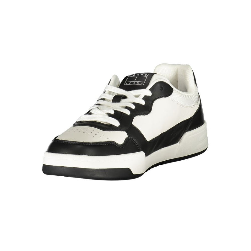 Tommy Hilfiger Sneakers en Cuir Noir pour Homme - Élégance Sportive