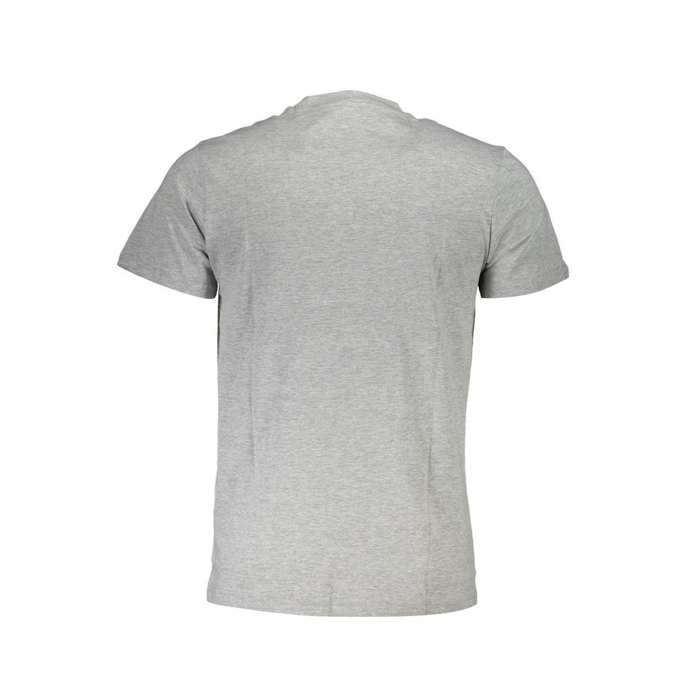 T-shirt homme en coton brun Cavalli Class
