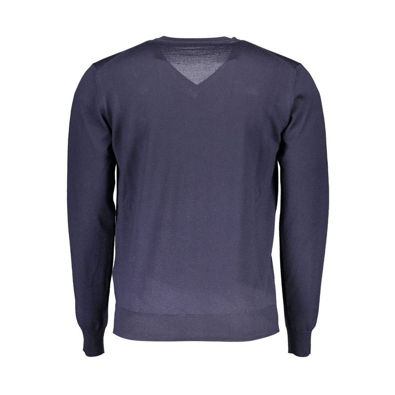 Harmont &amp; Blaine Blauwe Wollen Heren Sweater