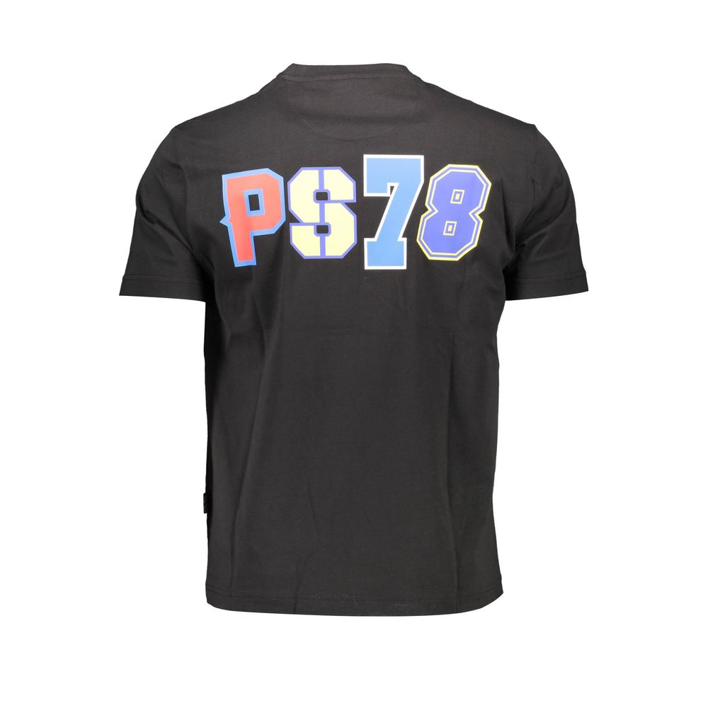 T-shirt homme en coton noir Plein Sport