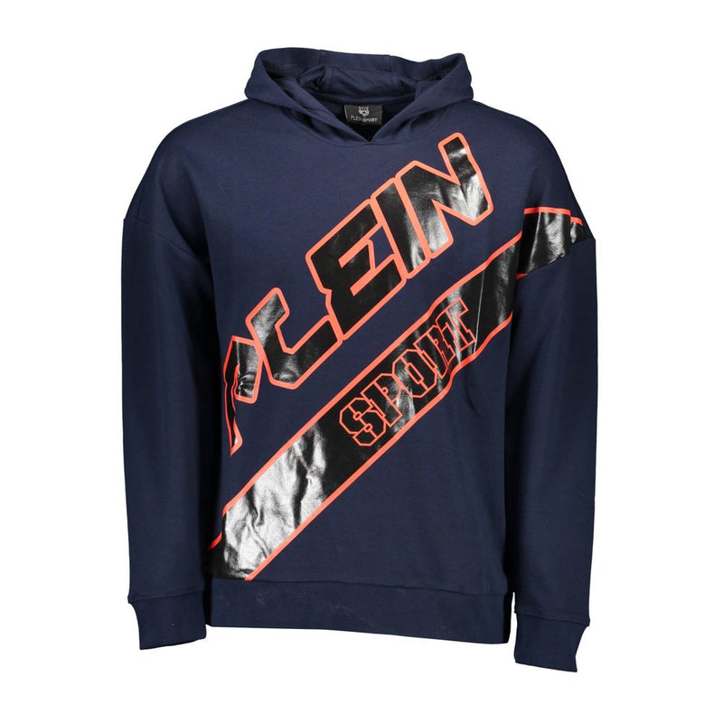 Plein Sport Blauwe Katoenen Heren Sweater
