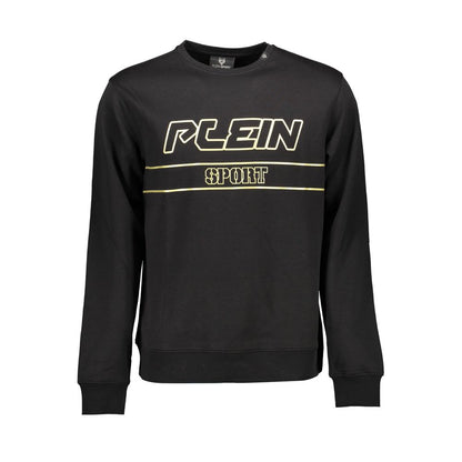 Pull en coton noir pour homme Plein Sport