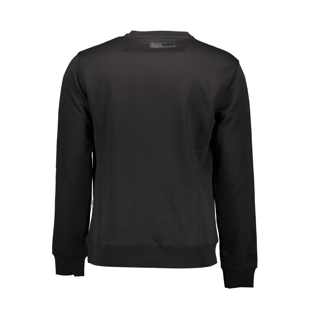Pull en coton noir pour homme Plein Sport