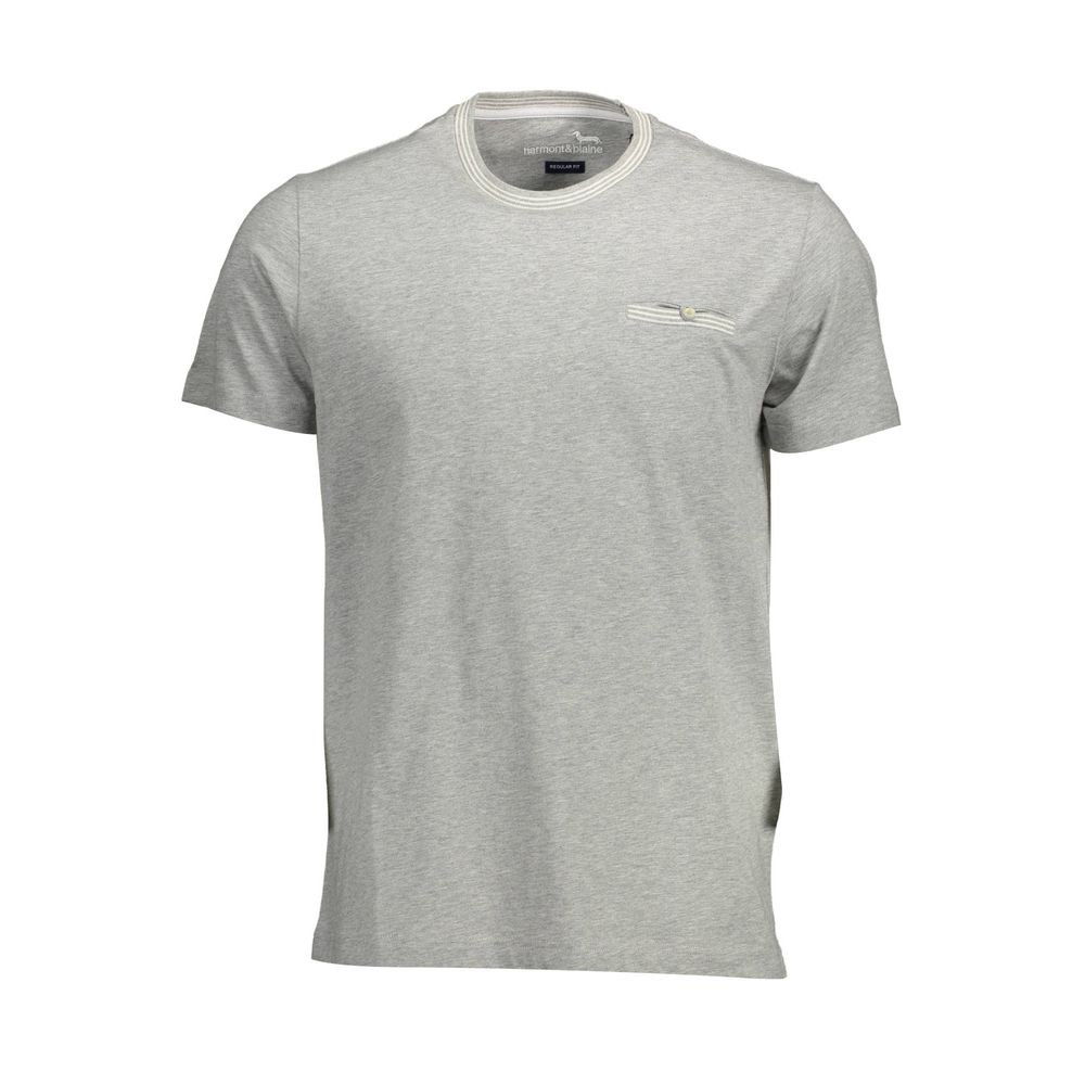 T-shirt homme en coton marron de Harmont &amp; Blaine