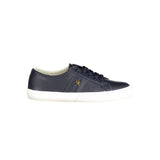 Ralph Lauren Blue Leather Women Sneaker - Style and Comfort Combined
