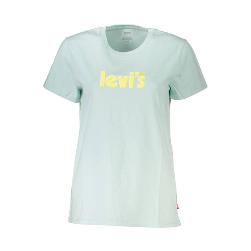 Levi's T-Shirt Femme Bleu en Coton - Chic Intemporel