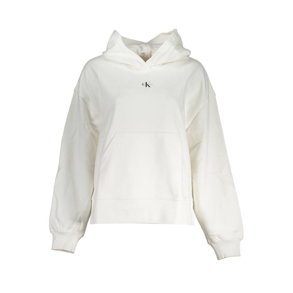 Calvin Klein White Cotton Women Sweater - Sustainable Fashion