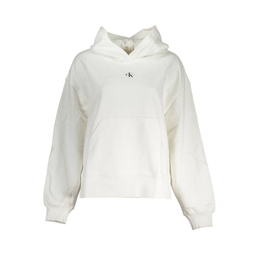 Calvin Klein White Cotton Women Sweater - Sustainable Fashion