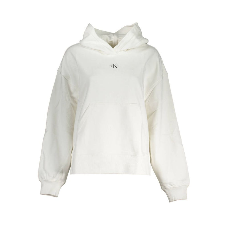 Calvin Klein White Cotton Women Sweater - Sustainable Fashion