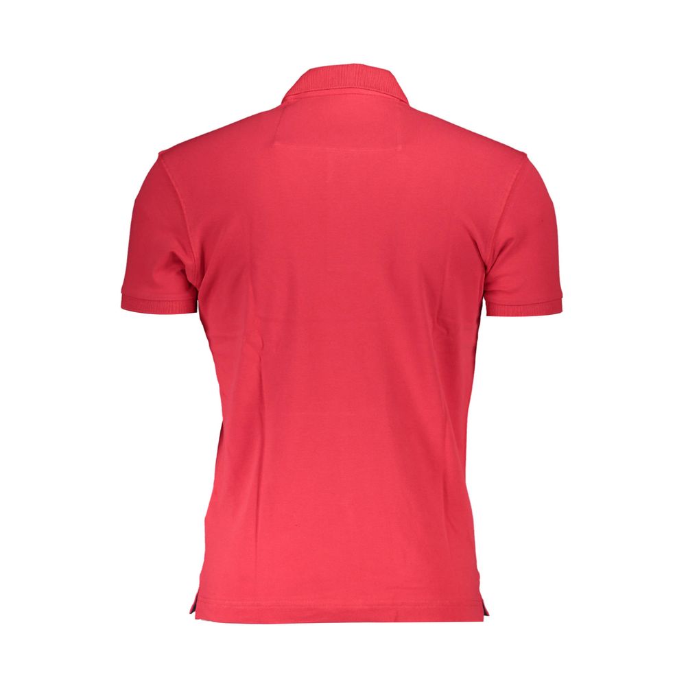 Polo La Martina en coton rouge pour homme