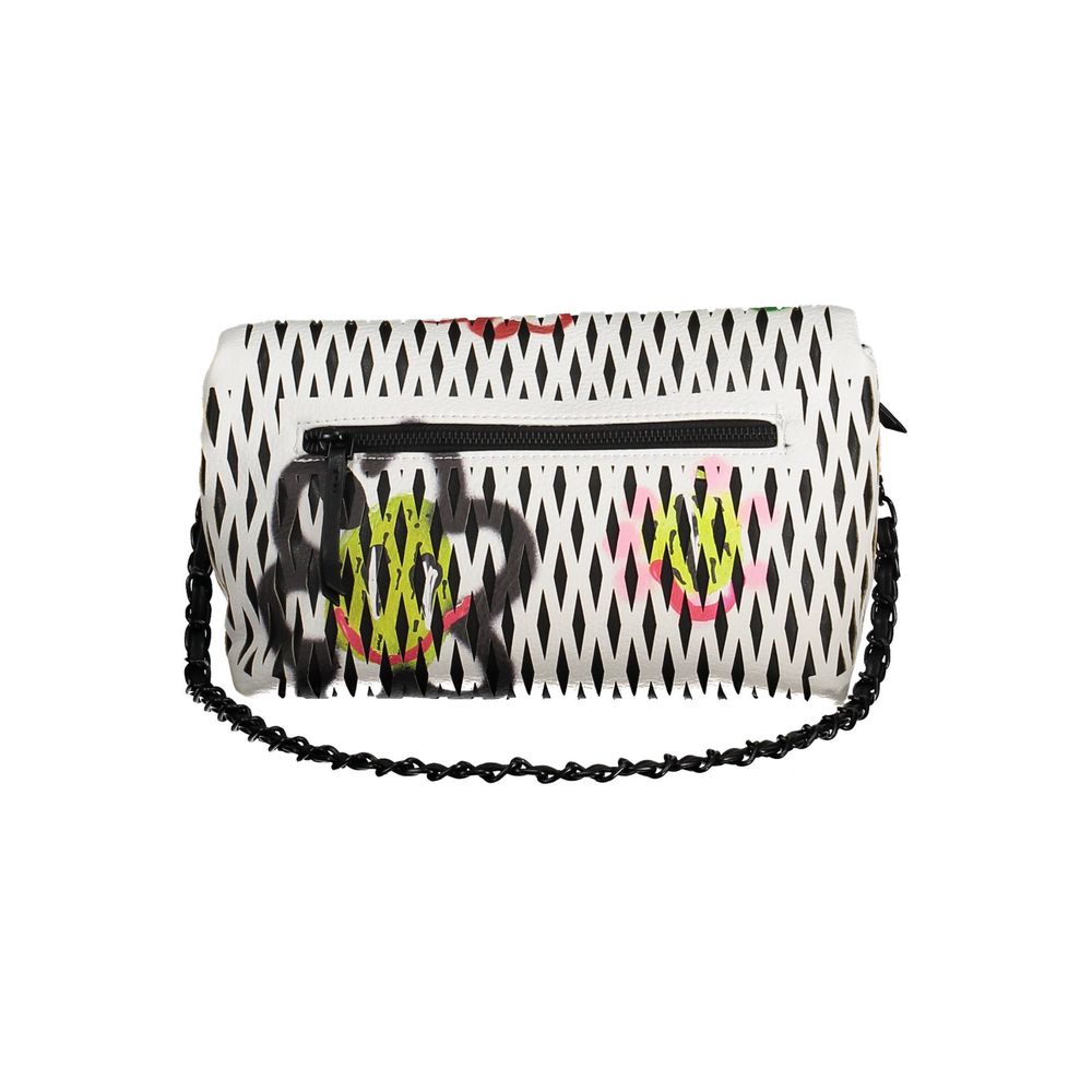 Desigual White Polyethylene Handbag - Stylish & Versatile