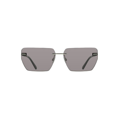 Lunettes de soleil pour homme Calvin Klein, métal gris
