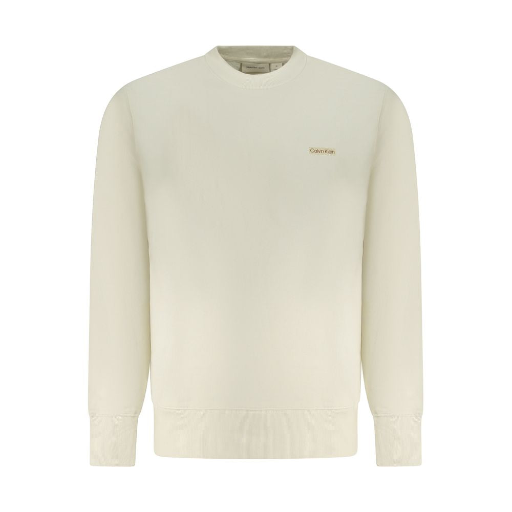 Pull en coton beige Calvin Klein pour homme
