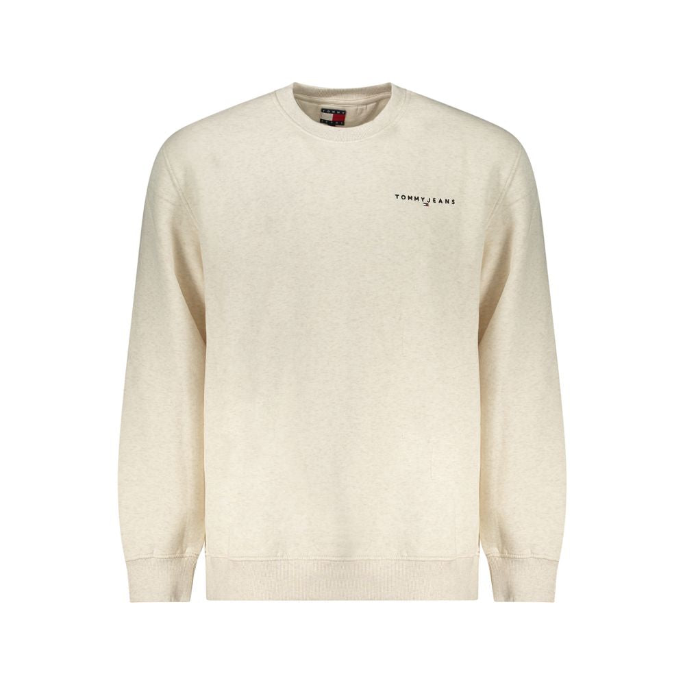 Pull en coton beige Tommy Hilfiger pour homme