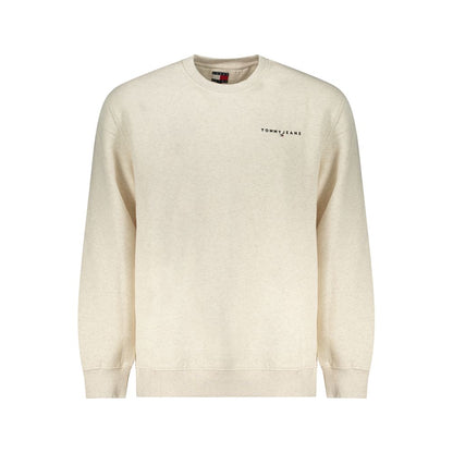Tommy Hilfiger beige katoenen herensweater