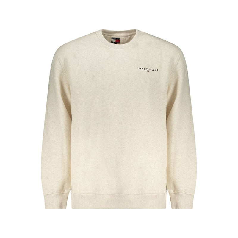 Tommy Hilfiger beige katoenen herensweater