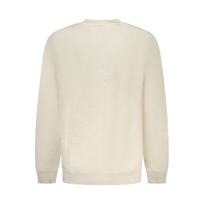 Tommy Hilfiger beige katoenen herensweater